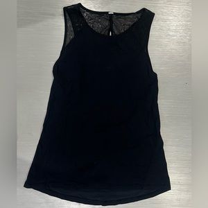 Lululemon-Black Sculpt Tank - Size 6/8 -Very Good Used Condition